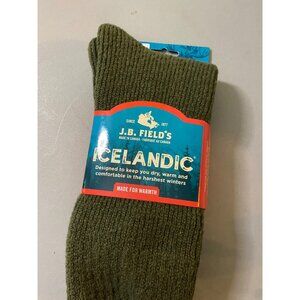 J.B. Field's 85% Wool Artic Trail -40 Below Winter Sock - Medium-Green
